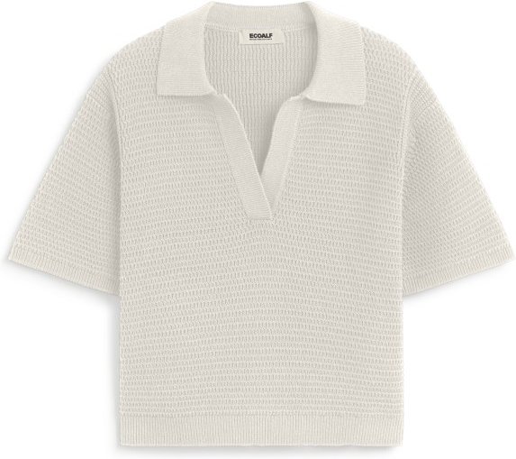 Ecoalf - Women's Anna Knit - Polo-Shirt Gr XL beige