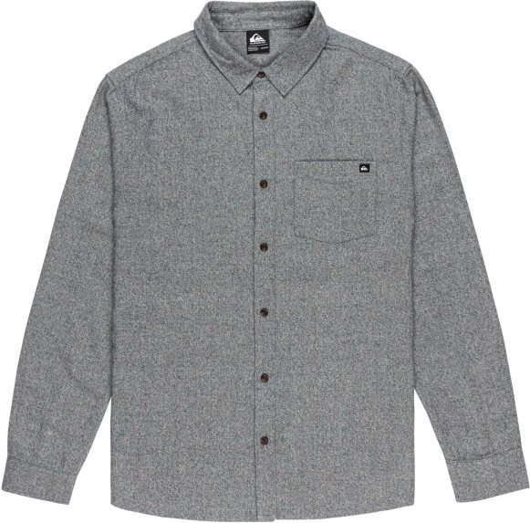 Thumbnail - Quiksilver - Motherfly Heather L/S Shirt - Hemd Gr XL grau