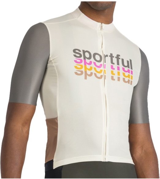 Sportful - Supergiara 2 Logo Jersey - Radtrikot Gr XXL grau