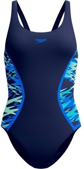 Speedo - Women's Hyperboom Splice Muscleback One Piece - Badeanzug Gr 40 blau