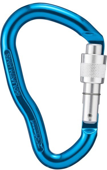 SIMOND - Carabiner Goliath Screw - HMS-Karabiner blau