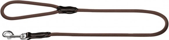 Hunter - Leine Freestyle - Hundeleine Gr Länge 110 cm - Ø 1,0 cm braun