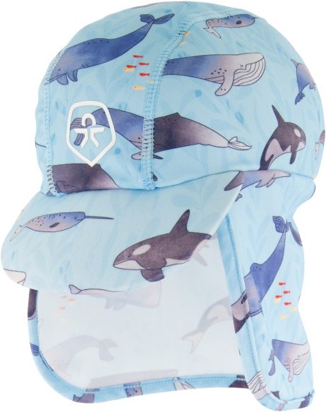 Color Kids - Kid's Hat AOP - Cap Gr 48 cm grau/blau
