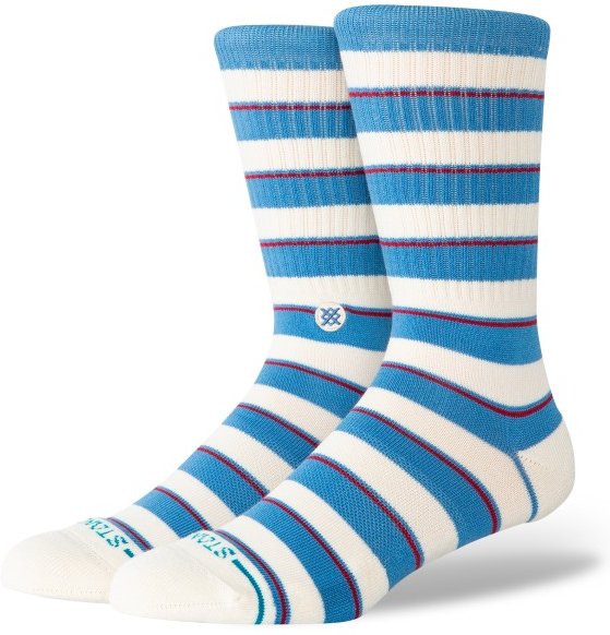 Stance - Striped It Crew - Multifunktionssocken Gr 38-42 blau