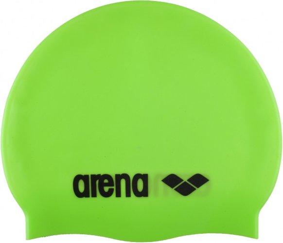 Arena - Classic Silicone - Badekappe grün/schwarz