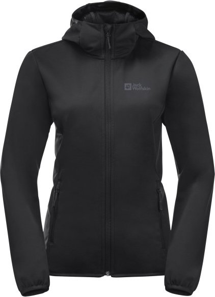 Jack Wolfskin - Women's Windhain Hoody - Softshelljacke Gr XL schwarz