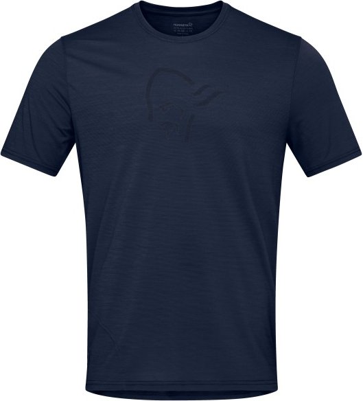 Norrøna - Femund Equaliser Merino T- Shirt - Merinoshirt Gr XL grau