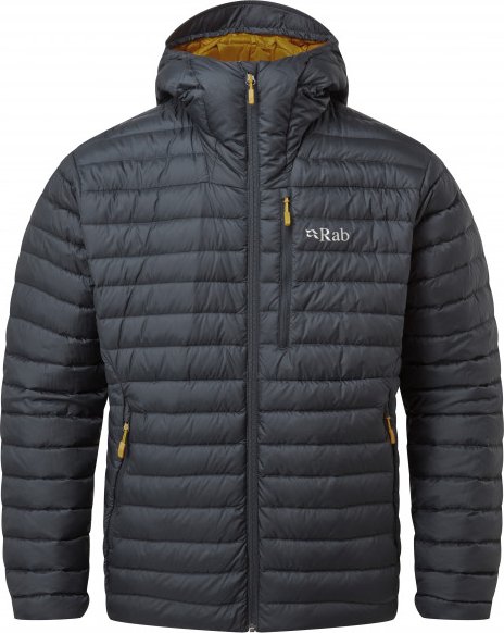 Thumbnail - Rab - Microlight Alpine Jacket - Daunenjacke Gr S grau