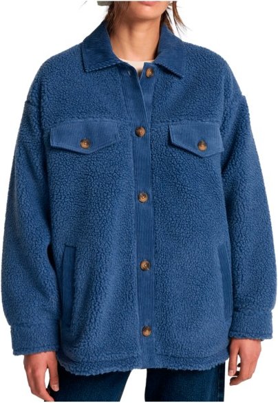 Billabong - Women's Coastal Waves - Fleecejacke Gr XS blau