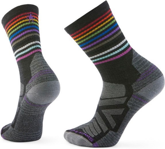 Smartwool - Hike Light Cushion Pride Crew Socks - Wandersocken Gr XL grau