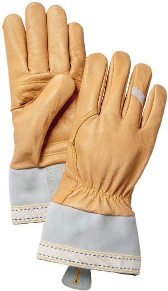 Hestra - Skullman 5 Finger - Handschuhe Gr 6 beige