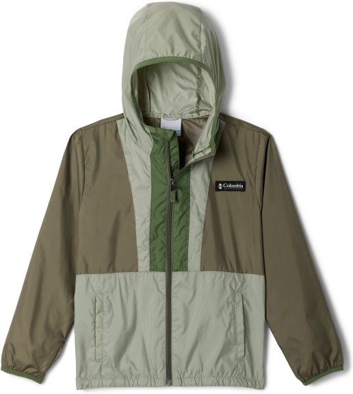 Columbia - Kid's Back Bowl II Hooded Windbreaker - Windjacke Gr XL oliv