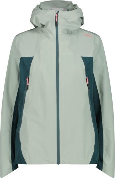 CMP - Women's Jacket Fix Hood 2 Layer - Regenjacke Gr 40 grau