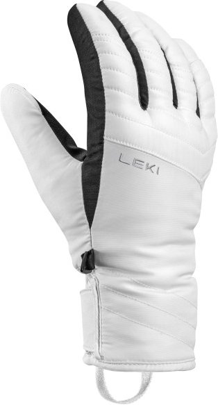 Thumbnail - Leki - Women's Sveia Zero GTX - Handschuhe Gr 8 weiß/grau