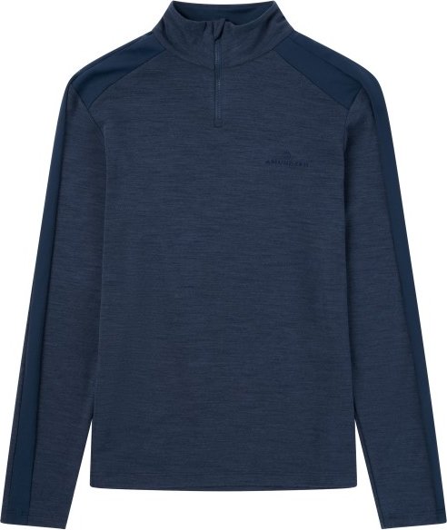 Amundsen Sports - 5Mila Half Zip - Merinojacke Gr XL blau