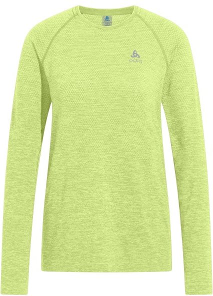 Odlo - Women's T-Shirt Crew Neck L/S Essential Seamless - Funktionsshirt Gr M grün