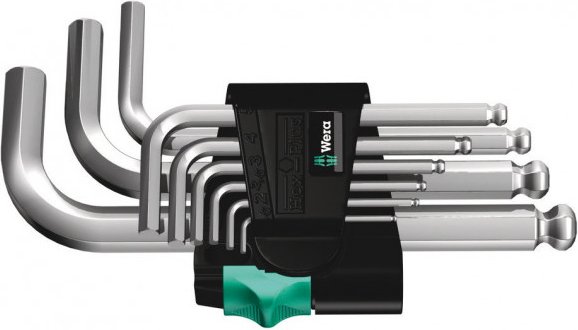 Wera - 950/9 Hex-Plus 3 - Fahrradwerkzeug Gr One Size metallic