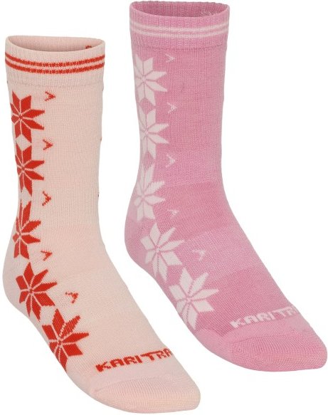Kari Traa - Women's Vinst Wool Sock 2 Pack - Merinosocken Gr 36-38 rosa