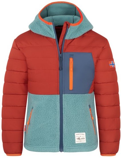 Trollkids - Kid's Romsdalen Jacket - Fleecejacke Gr 116 rot