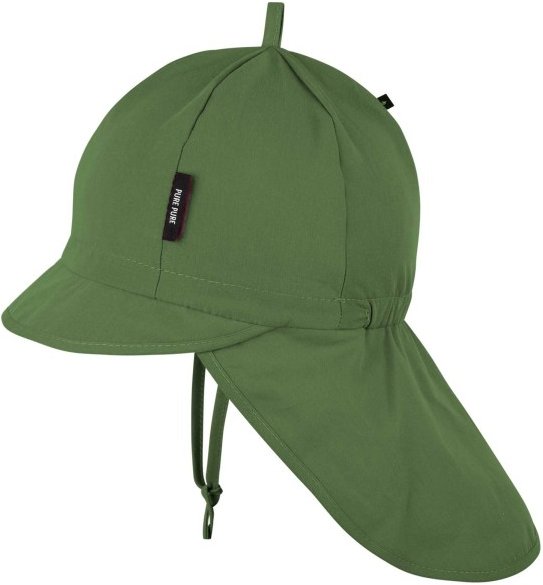 Pure Pure - Kid's Mini-Nackenschutz UV - Cap Gr 49 cm oliv