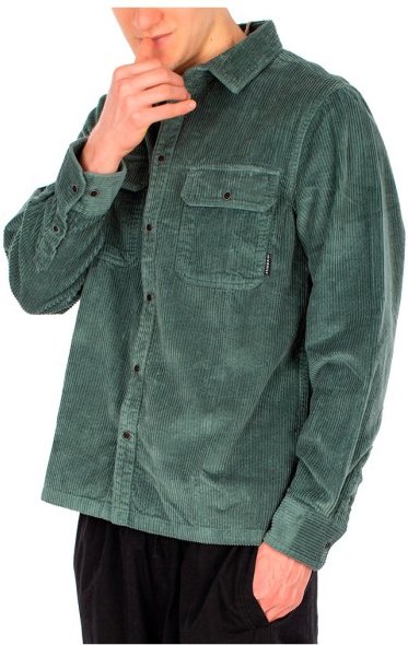 Iriedaily - Bubble Cord Shirt - Hemd Gr M bunt