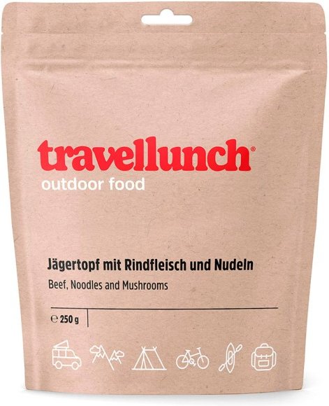 Travellunch - Jägertopf mit Rindfleisch und Nudeln Gr 250 g