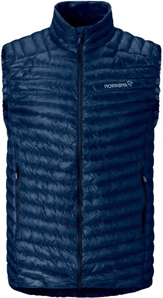 Norrøna - Trollveggen Superlight Down800 Vest - Daunenweste Gr M blau