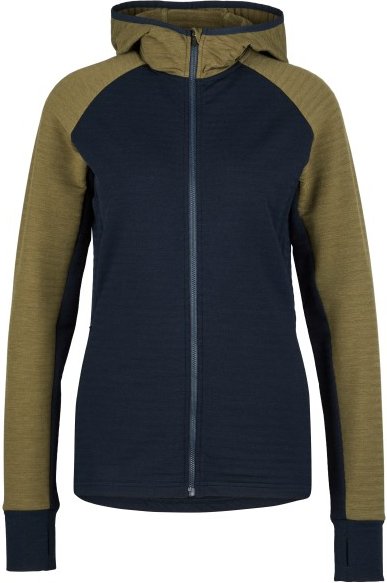Stoic - Women's MerinoFleece260 FlenSt. Zip Hoody - Merinohoodie Gr L blau