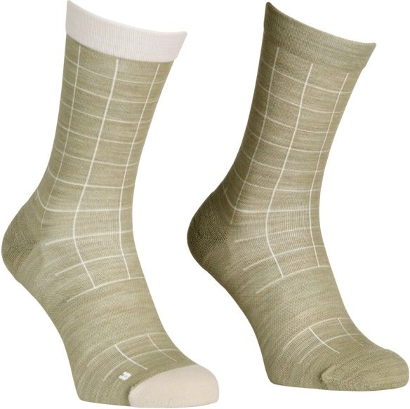 Ortovox - MTB Mid Light Sock - Radsocken Gr 42-44 oliv/beige