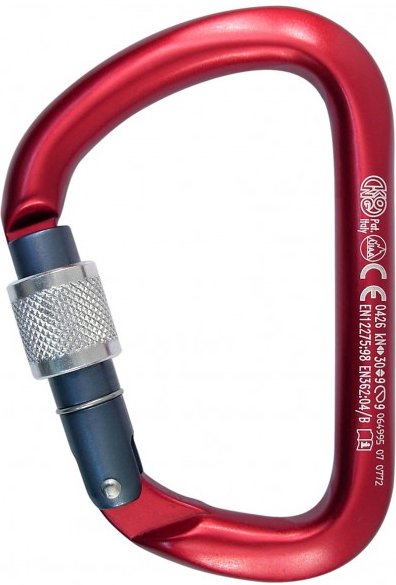 Kong - X-Large Alu Screw - Schraubkarabiner rot
