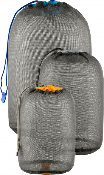 Thumbnail - Sea to Summit - Mesh Stuff Sack Set - Packsack Gr 5 l, 8 l, 13 l grau