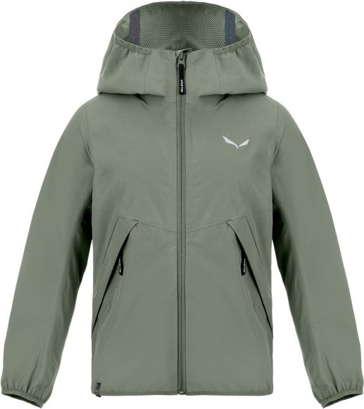 Thumbnail - Salewa - Kid's Aqua PowerTex Jacket - Regenjacke Gr 104 oliv/grün