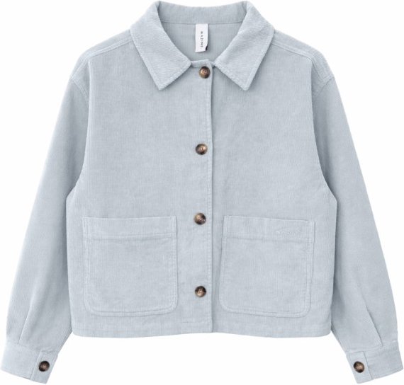 Mazine - Women's Corduroy Shacket - Freizeitjacke Gr S grau