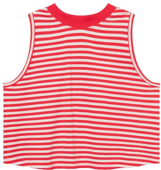 DEDICATED - Women's Top Namsos Stripes - Top Gr S rosa/rot