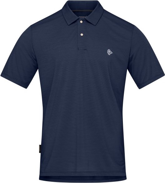 Norrøna - Femund EqualiserUll Polo Shirt - Merinoshirt Gr M blau