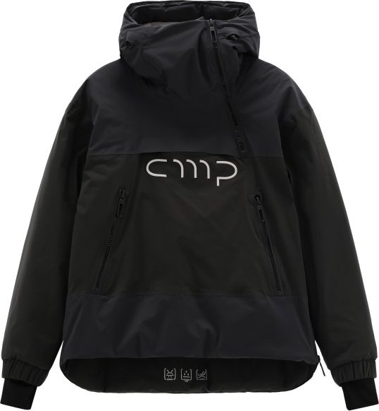 CMP - Women's Jacket Fix Hood with Logo - Skijacke Gr XXS schwarz