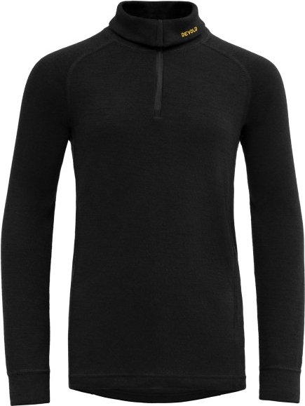 Devold - Junior Duo Active Merino Zip Neck - Merinounterwäsche Gr 12 Years schwarz