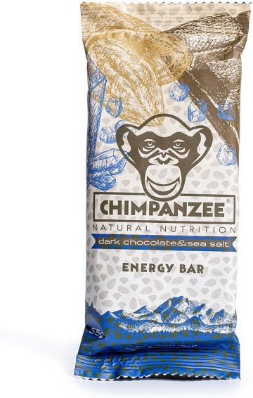 Chimpanzee - Energy Bar Dark Chocolate & Sea Salt - Energieriegel Gr 55 g
