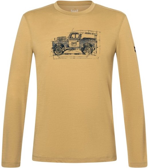 super.natural - Willi L/S - Merinoshirt Gr XL beige