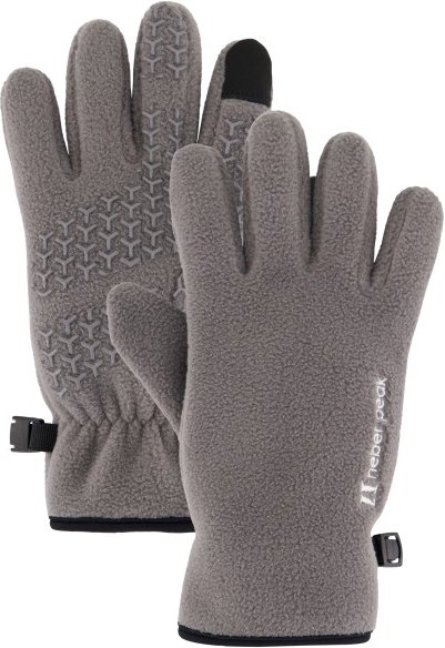 Heber Peak - Kids CedarHe. Fleece Gloves - Handschuhe Gr 4 grau