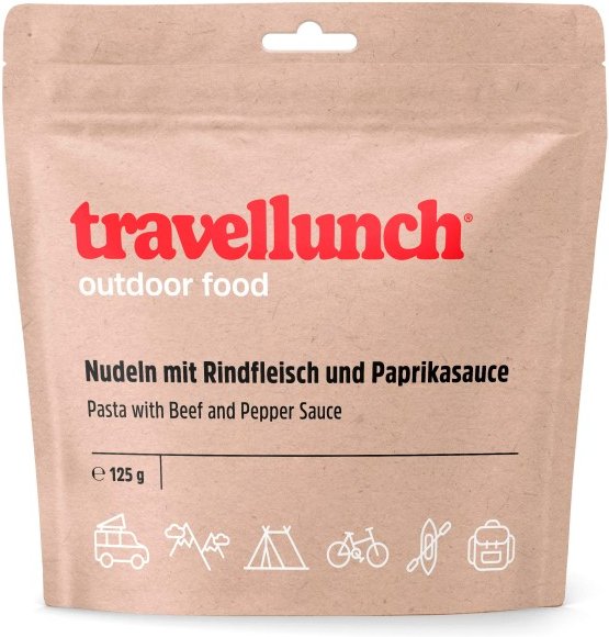Thumbnail - Travellunch - Nudeln mit Rindfleisch und Paprikasauce Gr 125 g