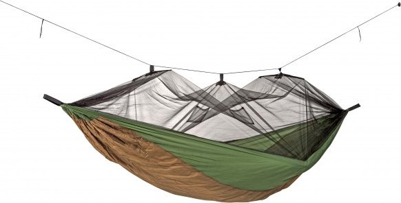 Amazonas - Hängematte Moskito-Aventure Thermo - Hängematte Gr 2,75 x 1,4 m grau/oliv/braun