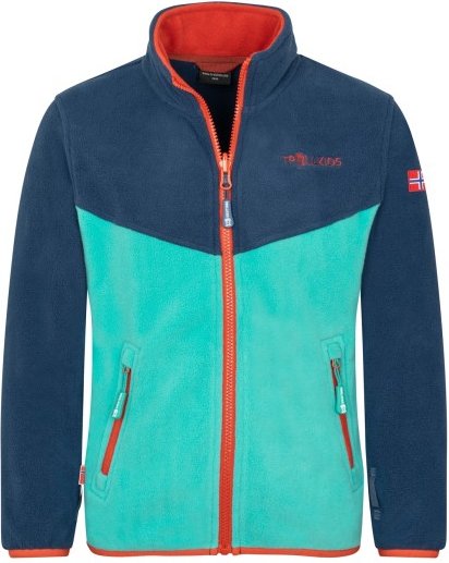 Trollkids - Kids Oppdal Jacket XT - Fleecejacke Gr 164 blau/türkis