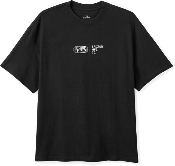 Brixton - Globe HW Relaxed Tee - T-Shirt Gr S schwarz
