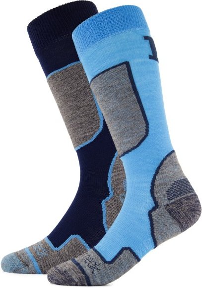 Thumbnail - Heber Peak - CedarHe. Ski Socks 2-Pack - Skisocken Gr 43-45 blau