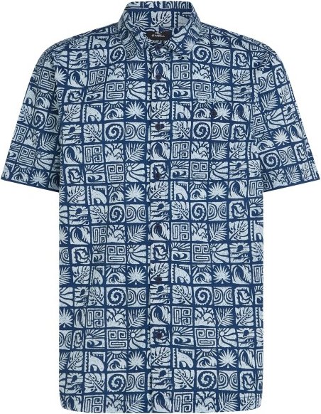 O'Neill - Print Shirt - Hemd Gr M blau/grau