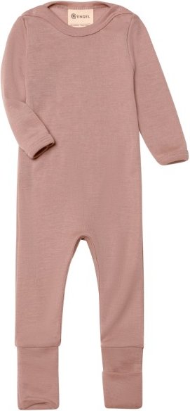 Engel - Kinder Schlafoverall mit Umschlägen an den Beinen - Overall Gr 50/56 rosa