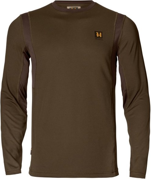 Härkila - Forest Hunter L/S T-Shirt - Funktionsshirt Gr L braun