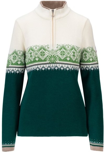 Thumbnail - Dale of Norway - Women's St. Moritz - Merinopullover Gr L grün