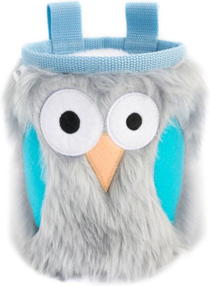 Crafty Climbing - Owl Chalk Bag - Chalkbag grau